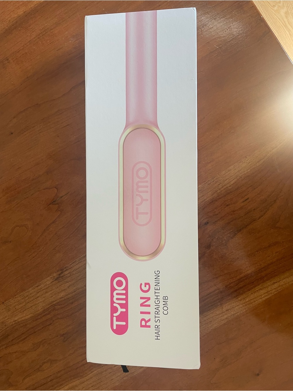 TYMO Ring Pink Hair Straightening Comb - Smooth Styling